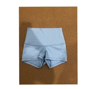 Lululemon blue workout shorts
